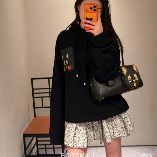 Loewe Futurist Cat Hoodie Cotton 로에베 퓨처리스트 캣 후드 코튼