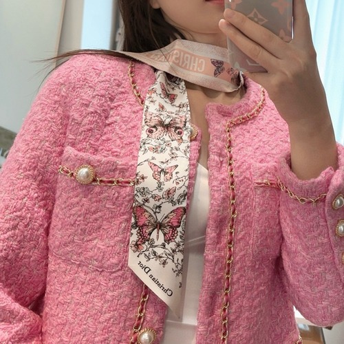 Hermes Mitzah Silk Scarf Mulberry Silk Twill White Twilly Scarf 에르메스 미차 실크 스카프 멀버리 실크 트윌 화이트 트윌리 스카프 100cm