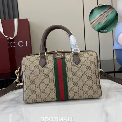 Gucci Ophidia Top Handle GG Canvas Brown Top Handle Bag 구찌 오피디아 탑 핸들백 836825 GG 캔버스 브라운 탑핸들백 25cm