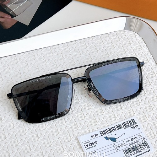 Louis Vuitton Sunglasses Acetate Black 루이비통 Z2610 선글라스 아세테이트 블랙 145cm