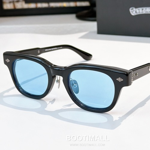 Chrome Hearts Jenna Tail Yea Acetate Black Eyeglasses 크롬하츠 제나 테일 예아 아세테이트 블랙 안경 48-23-142 142cm