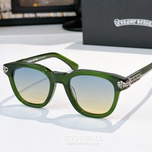 Chrome Hearts Smoke Show Metal, Plastic Black Eyeglasses 크롬하츠 스모크 쇼 메탈, 플라스틱 블랙 안경 52-21-153 153cm