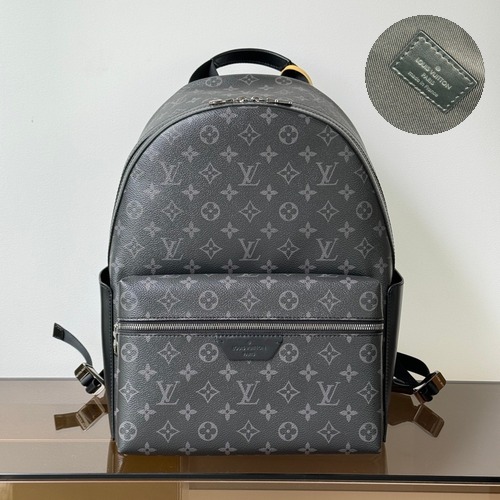 Louis Vuitton Discovery Backpack Monogram Eclipse Black 루이비통 디스커버리 백팩 모노그램 이클립스 블랙 38cm