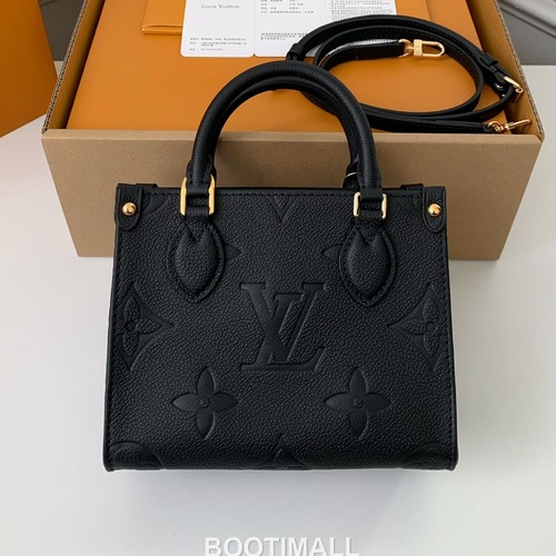 Louis Vuitton OnTheGo BB Monogram Empreinte Black 루이비통 온더고 BB 모노그램 앙프렝뜨 블랙 18cm