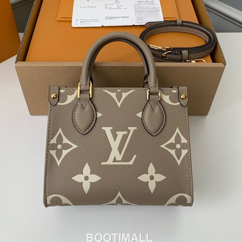 Louis Vuitton OnTheGo BB Monogram Empreinte Beige 루이비통 온더고 BB 모노그램 앙프렝뜨 베이지 18cm
