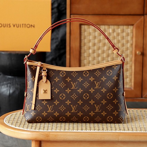 Louis Vuitton Carryall East West Monogram Canvas Brown Tote Bag 루이비통 캐리올 이스트 웨스트 모노그램 캔버스 브라운 토트백 36cm