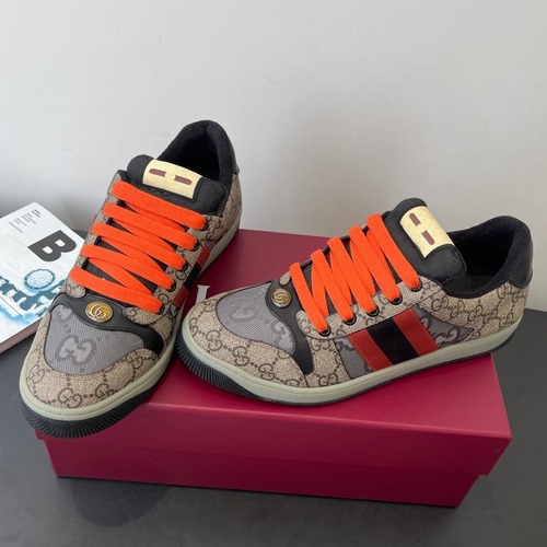 Gucci Screener Sneaker Calfskin White 구찌 스크리너 스니커즈 카프스킨 화이트