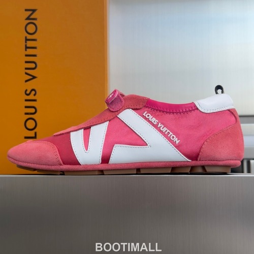 Louis Vuitton Sneakerina Ballet Sneaker Suede Calfskin Leather Brown Sneakers 루이비통 스니케리나 발레 스니커즈 스웨이드 송아지 가죽 브라운 굽높이약 1.5cm