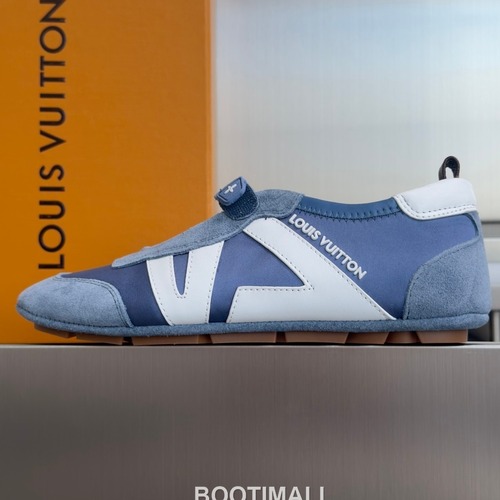 Louis Vuitton Sneakerina Ballet Sneaker Suede Calfskin Leather Brown Sneakers 루이비통 스니케리나 발레 스니커즈 스웨이드 송아지 가죽 브라운 굽높이약 1.5cm