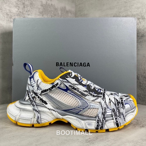 Balenciaga 3XL Lace-Up Leather Black Sneakers 발렌시아가 3XL 레이스업 가죽 블랙 스니커즈