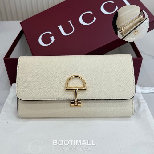 Gucci Long Wallet Grainy Cowhide Leather Green 구찌 롱 월렛 그레인드 소가죽 그린 19cm