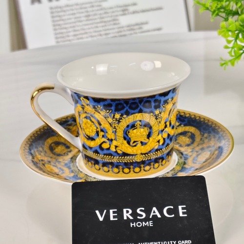 Versace Single Cup Saucer Accessory 베르사체 단컵 찻잔 소서 세트 악세서리