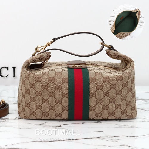 Gucci Fabric Tote Fabric Beige Tote Bag 구찌 패브릭 토트 패브릭 베이지 토트백 27.5cm