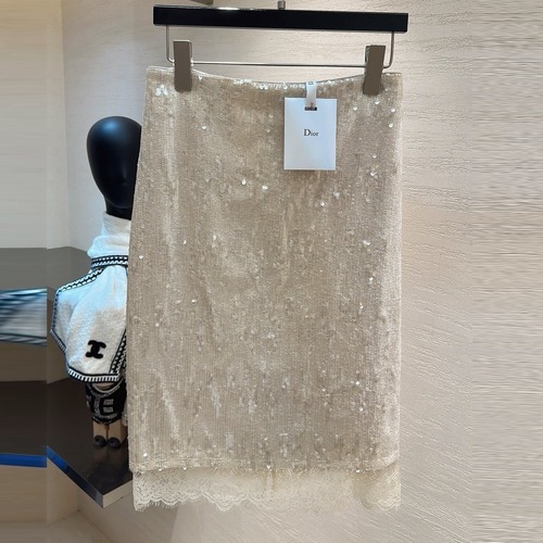 Dior Sequin Lace Skirt 디올 시퀸 레이스 스커트