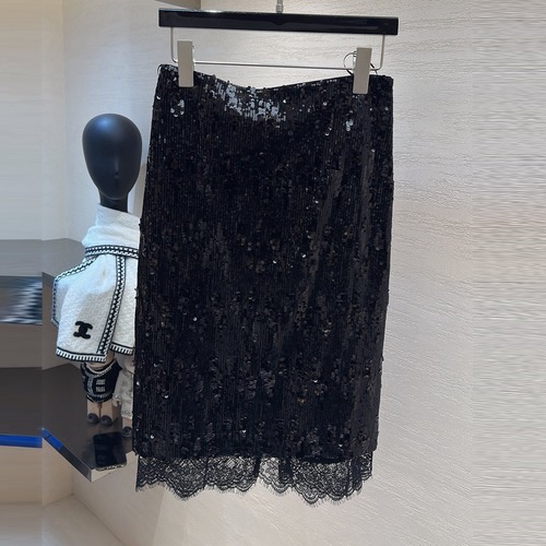 Dior Sequin Lace Skirt 디올 시퀸 레이스 스커트