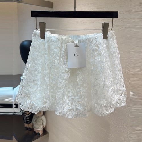 Dior Floral Appliqué Skirt 디올 플로럴 아플리케 스커트