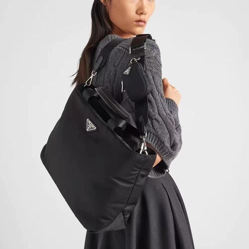 Prada Nylon Briefcase Nylon Black 프라다 나일론 브리프케이스 나일론 블랙 34cm
