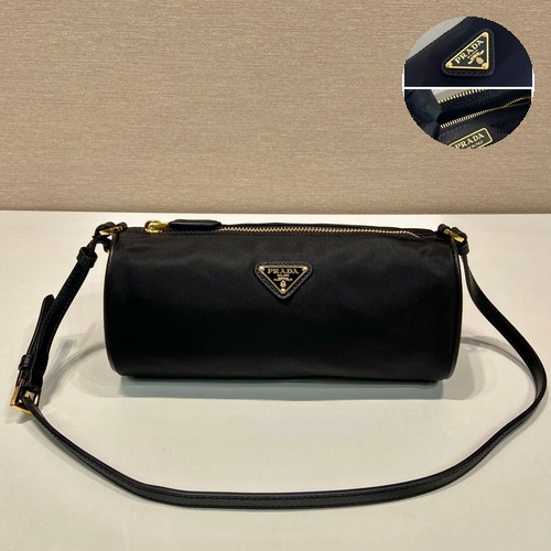 Prada Pouch Re-Nylon Black 프라다 1NE058 파우치 리나일론 블랙 22cm