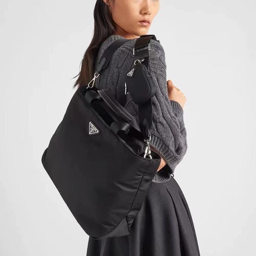 Prada Nylon Briefcase Nylon Black 프라다 나일론 브리프케이스 나일론 블랙 34cm