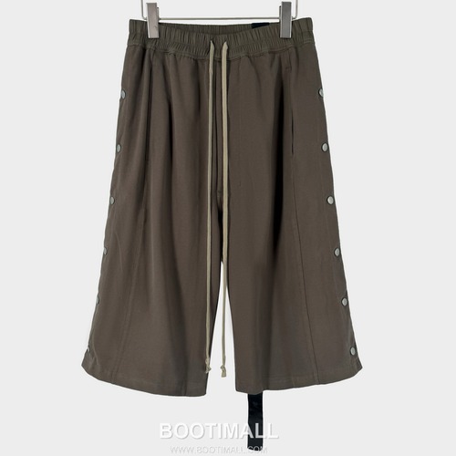 Rick Owens Slit Bermuda Shorts Black 릭오웬스 슬릿 버뮤다 쇼츠 카키