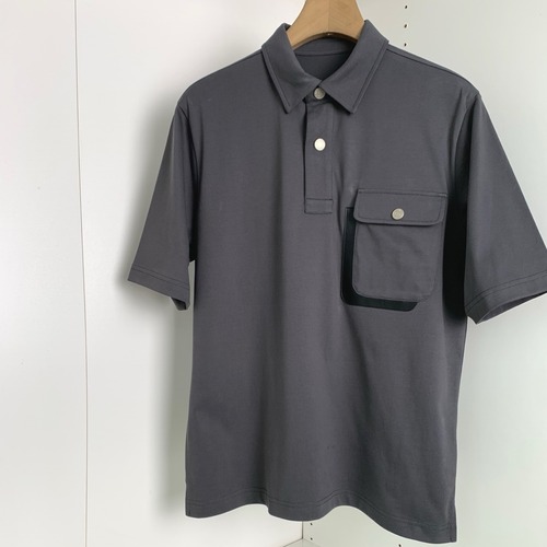 Hermes Geometric Pocket T-Shirt Cotton Black 에르메스 지오메트릭 포켓 반팔 티셔츠 코튼 그레이