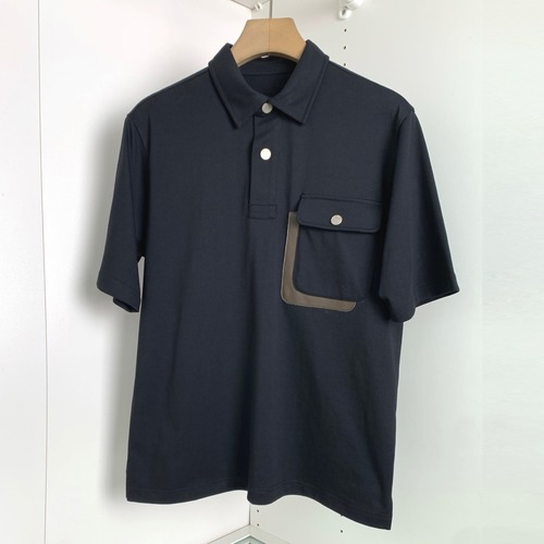 Hermes Geometric Pocket T-Shirt Cotton Black 에르메스 지오메트릭 포켓 반팔 티셔츠 코튼 블랙
