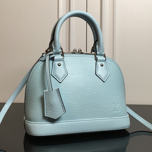 Louis Vuitton Alma BB Epi Leather Brown Top Handle Bag 루이비통 알마 BB M40301 에피 레더 브라운 토트백 25cm