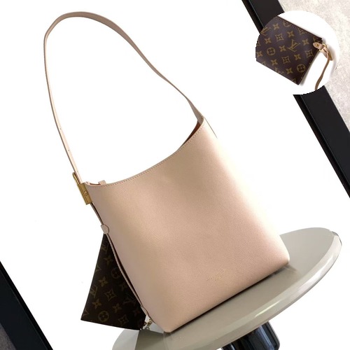 Louis Vuitton Low Key Hobo Small Smooth Calfskin Beige Hobo Bag 루이비통 로우 키 호보 스몰 M25352 스무스 카프스킨 베이지 호보백 28cm