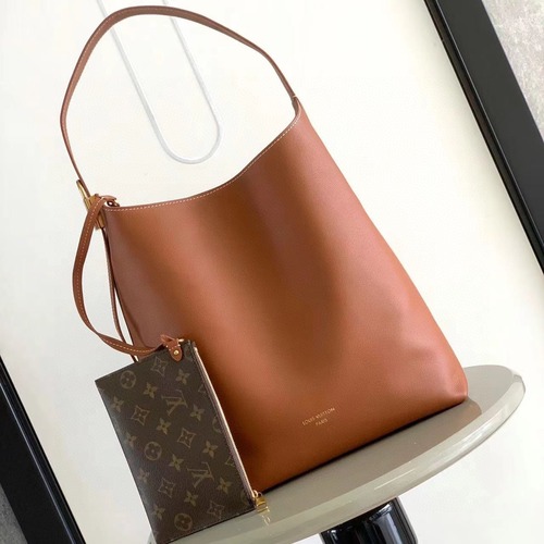 Louis Vuitton Low Key Hobo MM Cowhide Leather Black Hobo Bag 루이비통 로우 키 호보 미디엄 M24856 소가죽 블랙 호보백 35cm