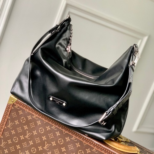 Louis Vuitton Vagabond Hobo Glossy Calfskin Leather Hobo Bag 루이비통 바가본드 호보 M13986 글로시 카프스킨 레더 호보백 38cm