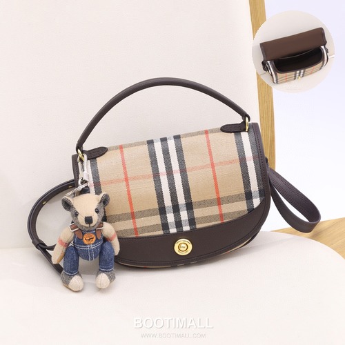 Burberry Highlands Tote Sand Tote Bag 버버리 하이랜즈 토트백 샌드 24cm