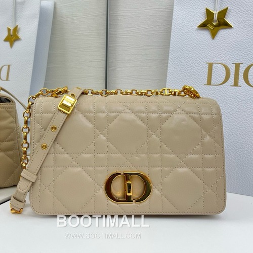 Dior Soft Caro 9253 Large Lambskin White Shoulder Bag 디올 소프트 카로 9253 라지 램스킨 화이트 숄더백 25cm