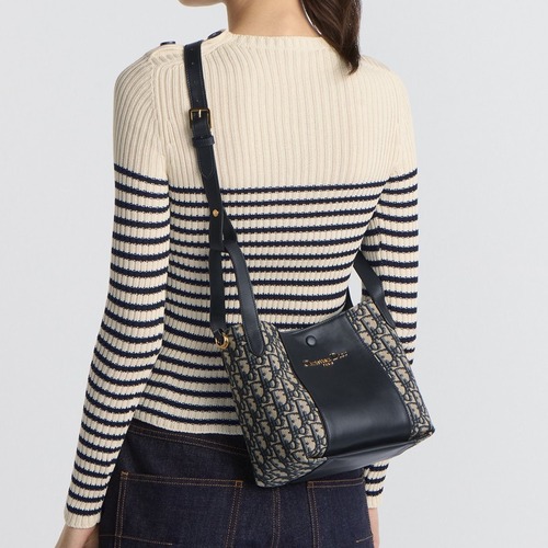 Louis Vuitton Signature Monogram Bucket Monogram Canvas Blue Bucket Bag 루이비통 시그니처 모노그램 버킷 모노그램 캔버스 블루 버킷백 21cm