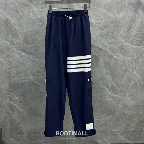 Thom Browne 4-Bar Utility Navy Windbreaker Pants 톰브라운 4바 유틸리티 네이비 바람막이 팬츠