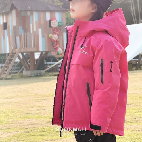 Arc'teryx Kids Hooded Down Yellow Down Jacket 아크테릭스 키즈 후드 다운 옐로우 다운 재킷