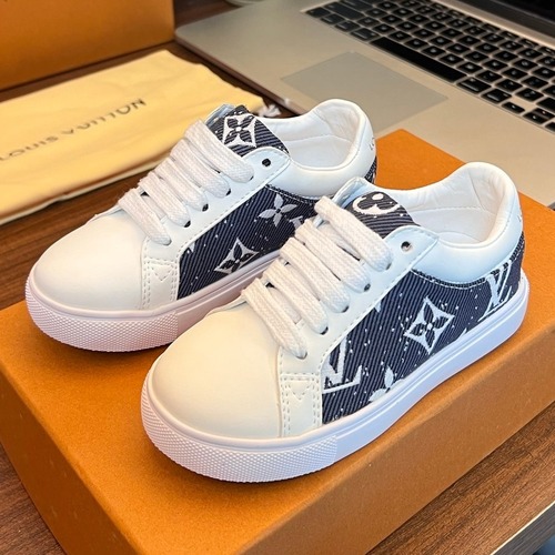 Louis Vuitton Kids Leather Casual Leather Sneakers 루이비통 키즈 레더 캐주얼 레더 스니커즈