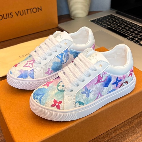 Louis Vuitton Kids Leather Casual Leather Sneakers 루이비통 키즈 레더 캐주얼 레더 스니커즈