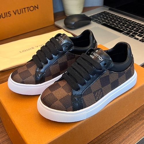 Louis Vuitton Kids Leather Casual Leather Sneakers 루이비통 키즈 레더 캐주얼 레더 스니커즈