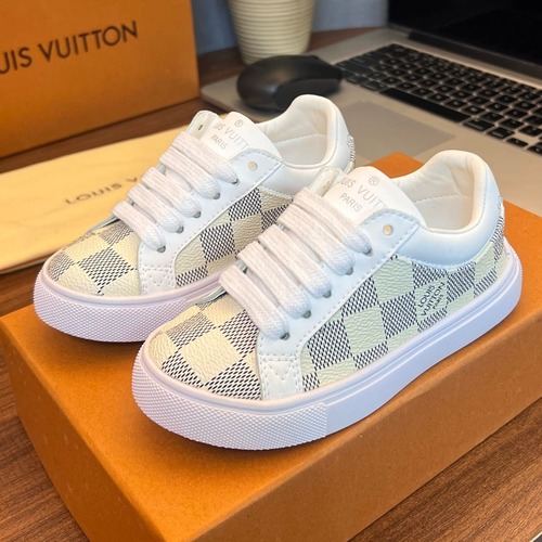 Louis Vuitton Kids Leather Casual Leather Sneakers 루이비통 키즈 레더 캐주얼 레더 스니커즈