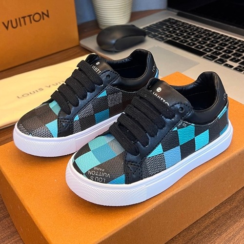 Louis Vuitton Kids Leather Casual Leather Sneakers 루이비통 키즈 레더 캐주얼 레더 스니커즈