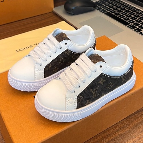 Louis Vuitton Kids Leather Casual Leather Sneakers 루이비통 키즈 레더 캐주얼 레더 스니커즈