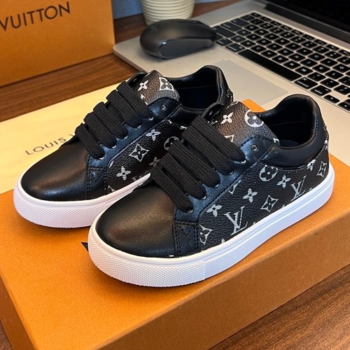 Louis Vuitton Kids Leather Casual Leather Sneakers 루이비통 키즈 레더 캐주얼 레더 스니커즈