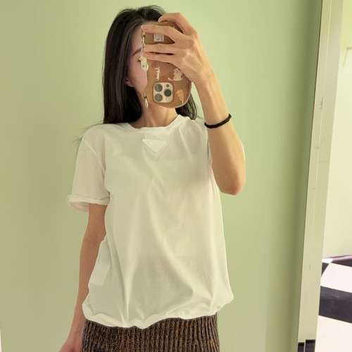 Prada Wire Trim Tee T-shirt 프라다 와이어 트림 티 티셔츠