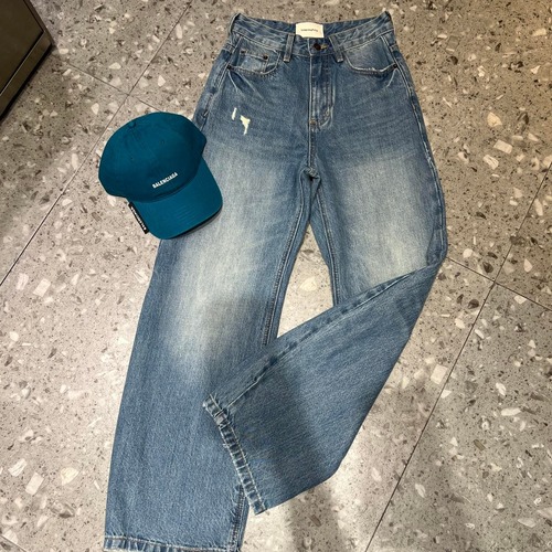 Acne Studios Curved Blade Denim Pants Cotton Denim 아크네스튜디오 커브드 블레이드 데님 팬츠 코튼 데님