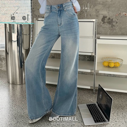 Chrome Hearts High Stretch Wide Pants Light Blue 크롬하츠  하이 스트레치 와이드 팬츠 라이트 블루