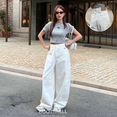 Prada Tapered Denim Pants Cotton Blue 프라다 테이퍼드 데님 팬츠 코튼 블루