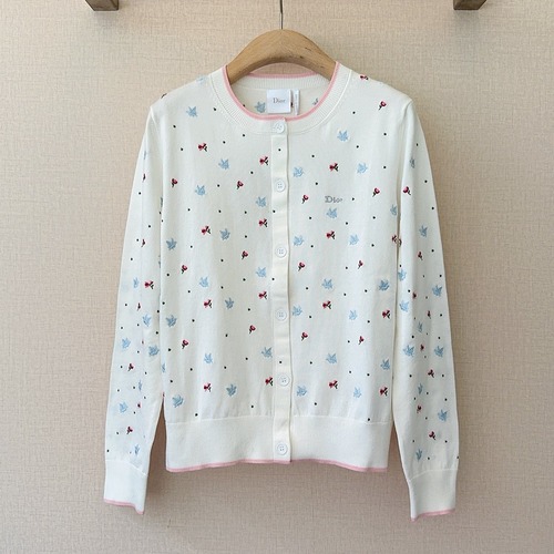 Dior Star Floral Knit Blue 디올 스타 플로럴 니트 블루