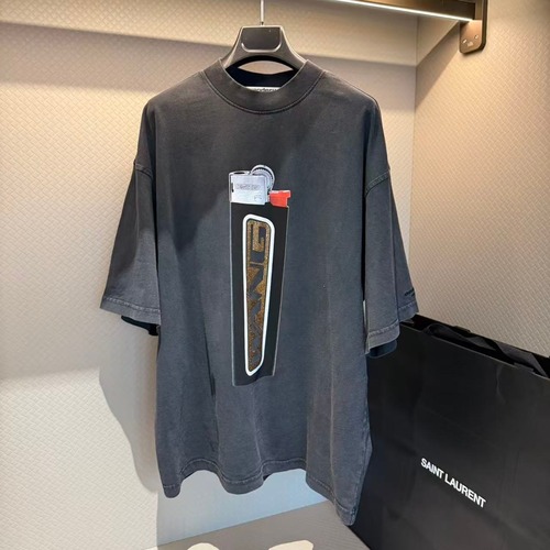 Alexander Wang 알렉산더왕 Waterwashed Lighter Tee Black T-shirt 워터워시 라이터 티셔츠 블랙