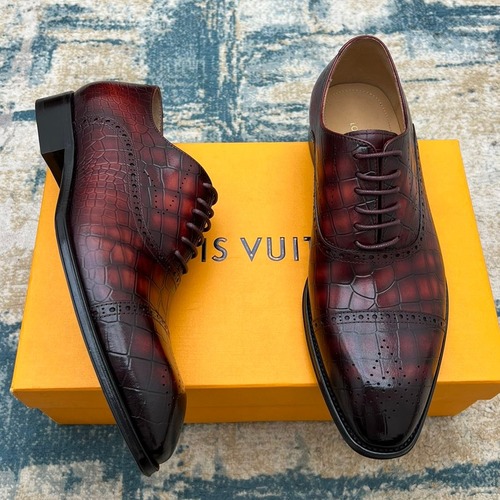 Louis Vuitton Hand-Polished Calfskin Derby Calfskin Leather Black Dress Shoes 루이비통 핸드폴리시 송아지가죽 더비 송아지가죽 블랙 드레스 슈즈