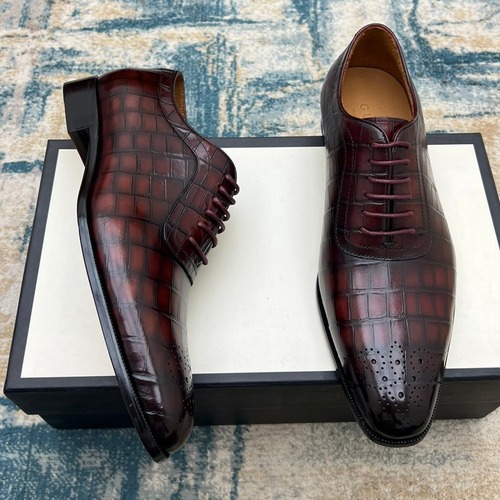 Gucci Hand-Polished Calfskin Derby Calfskin Leather Black Dress Shoes 구찌 핸드폴리시드 카프스킨 더비 카프스킨 레더 블랙 드레스 슈즈
